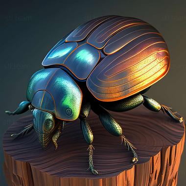 3D model Chrysolina quadrigemina (STL)